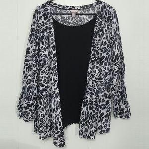 White Stag Women's Long Sleeve Layered Top